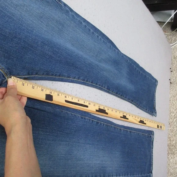 Levis Jeans 13 Slouch Straight Low Rise Y2K Distressed Grunge Edgy 90s Vintage - Picture 10 of 12